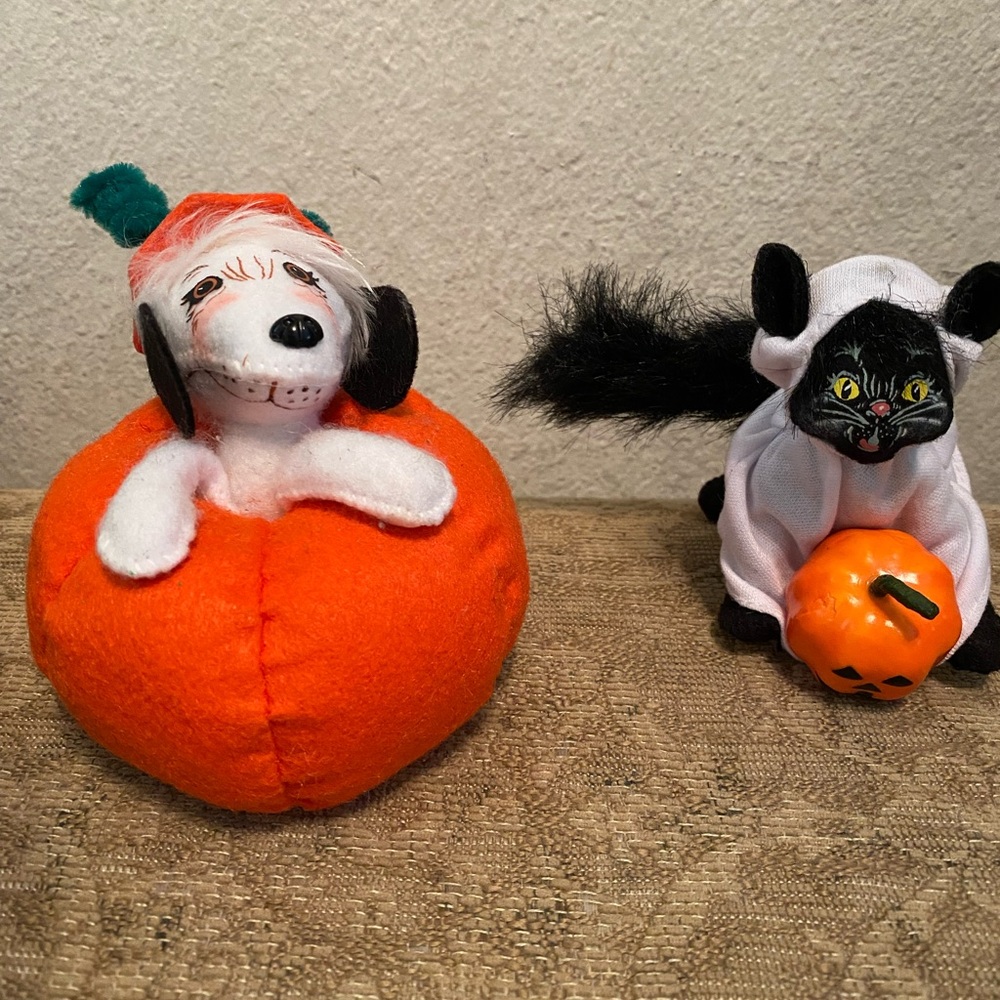 AnnaLee Halloween Figures 2012 Dog and Cat - Picture 12 of 12